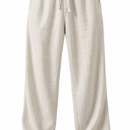 Orvane™ Men's Linen Trousers – Loose Fit Drawstring Summer Pants