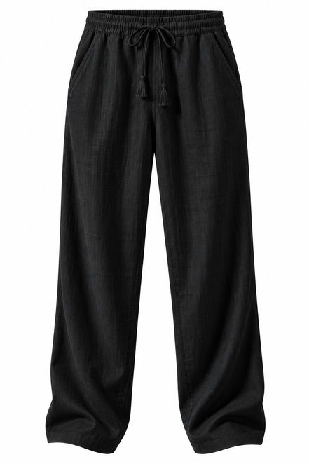 Orvane™ Men's Linen Trousers – Loose Fit Drawstring Summer Pants
