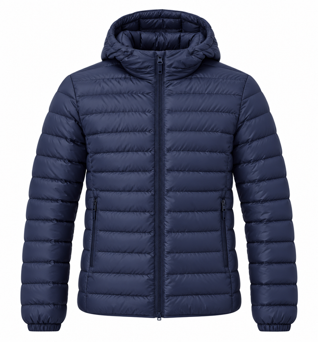 Orvane™ Men's Lightweight Down Jacket – Hooded Winter Puffer Coat