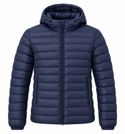 Orvane™ Men's Lightweight Down Jacket – Hooded Winter Puffer Coat