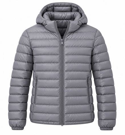 Orvane™ Men's Lightweight Down Jacket – Hooded Winter Puffer Coat