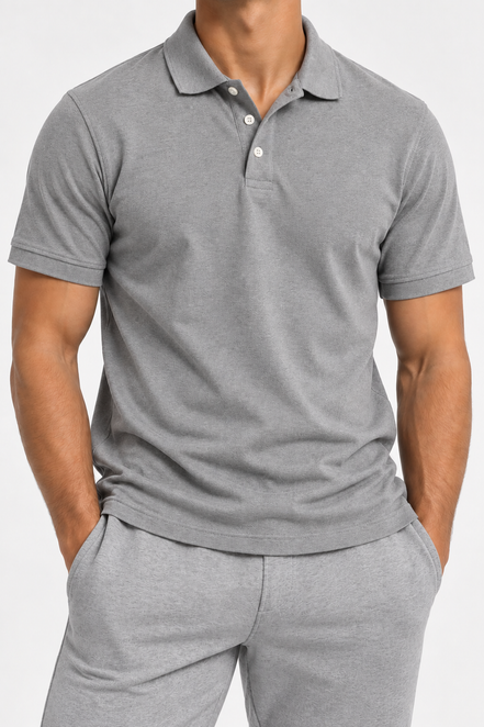Orvane™ Men’s 100% Cotton Polo Shirt – Short Sleeve Classic Casual Polo Top