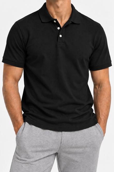 Orvane™ Men’s 100% Cotton Polo Shirt – Short Sleeve Classic Casual Polo Top