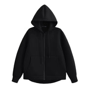 Orvane™ Women’s Oversized Zip-Up Hoodie – Casual Hooded Sweatshirt