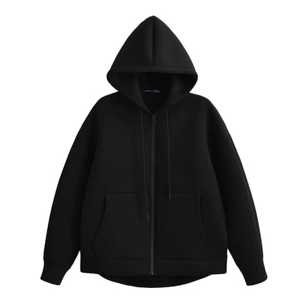Orvane™ Women’s Oversized Zip-Up Hoodie – Casual Hooded Sweatshirt
