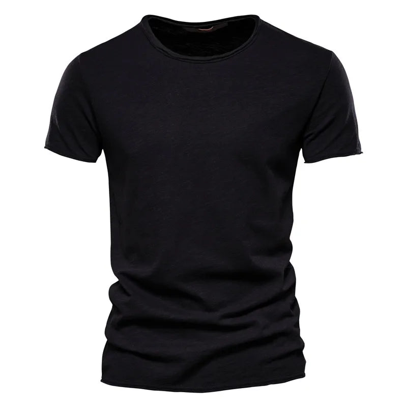 Orvane™ Men’s 100% Cotton T-Shirt – Classic Crew Neck Short Sleeve Casual Tee