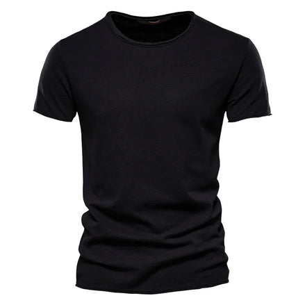 Orvane™ Men’s 100% Cotton T-Shirt – Classic Crew Neck Short Sleeve Casual Tee