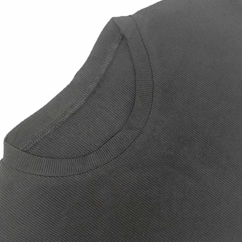 Orvane™ Women’s Ribbed Knit Slim Fit Crop Top – Short Sleeve T-Shirt